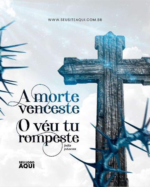 FEED - PÁSCOA | JESUS | PSD EDITÁVEL