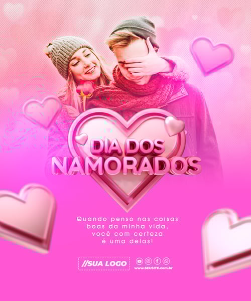 DIA DOS NAMORADOS DATA COMEMORATIVA REDES SOCIAIS