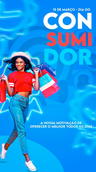 ARTES PARA O DIA DO CONSUMIDOR MODELO 02 STORYS