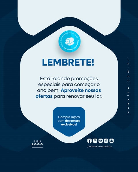 CAMA MESA E BANHO ENXOVAL FEED VERTICAL SOCIAL MEDIA PSD EDITÁVEL