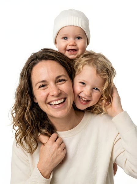Mãe com os seus filhos 1