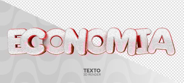 TEXTO 3D ECONOMIA DE CARNAVAL