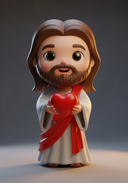 JESUS CRISTO ESTILO PERSONAGEM 3D 02