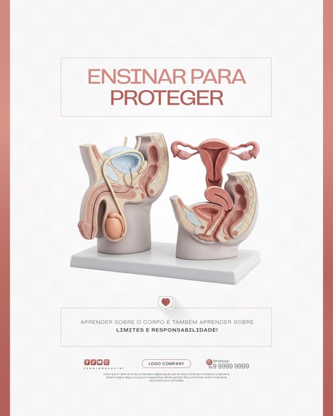 CAMPANHA DE CONSCIENTIZAÇÃO EDUCAÇÃO SEXUAL SOCIAL MEDIA PSD EDITÁVEL 2