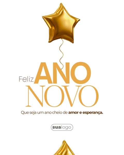 FELIZ ANO NOVO - PSD EDITAVEL 16