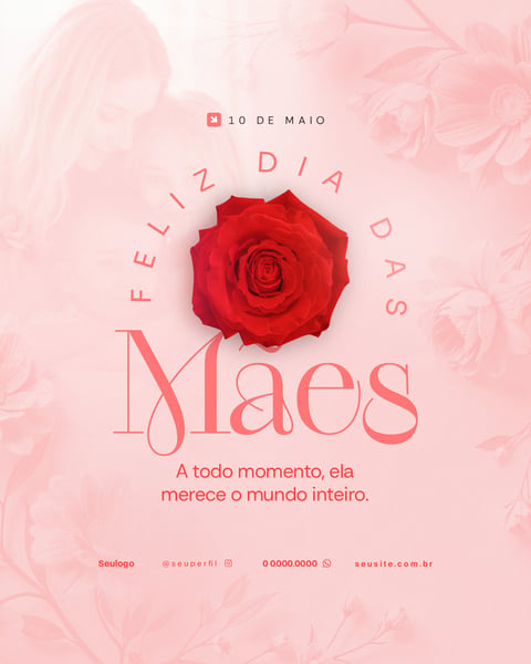 DIA DAS MÃES FLYER PSD 5