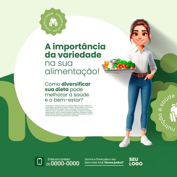 NUTRICIONISTA - A IMPORTÂNCIA DA VARIEDADE