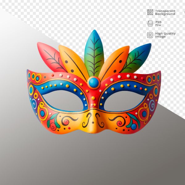 MÁSCAR DE CARNAVAL  - ELEMENTO PARA COMPOSIÇÃO