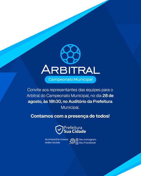 Social Media Arbitral de Campeonato