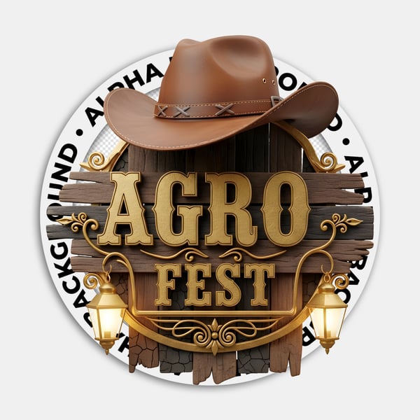 SELO 3D SERTANEJO AGRO FEST 01