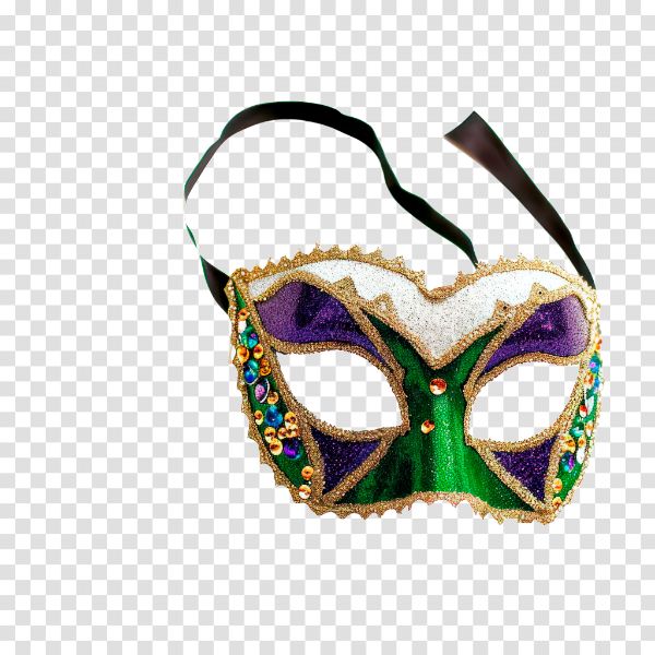 MÁSCARA DE CARNAVAL ELEMENTO PARA COMPOSIÇÃO PNG