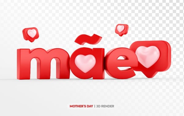 TEXTO MÃE 3D PARA DIA DAS MÃES