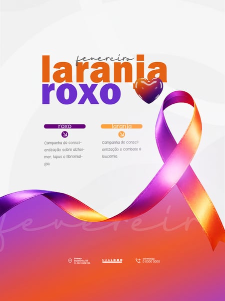 FEVEREIRO ROXO E LARANJA