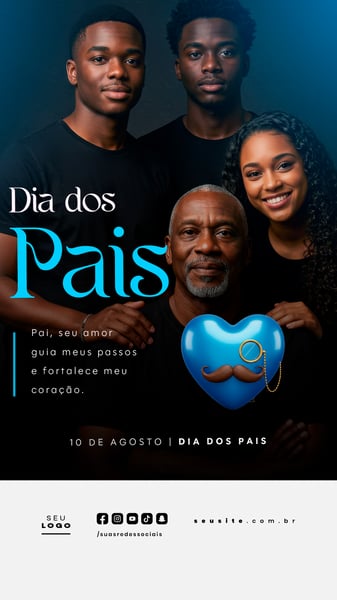 DIA DOS PAIS AGOSTO SOCIAL MEDIA POST EDITÁVEL STORY 27