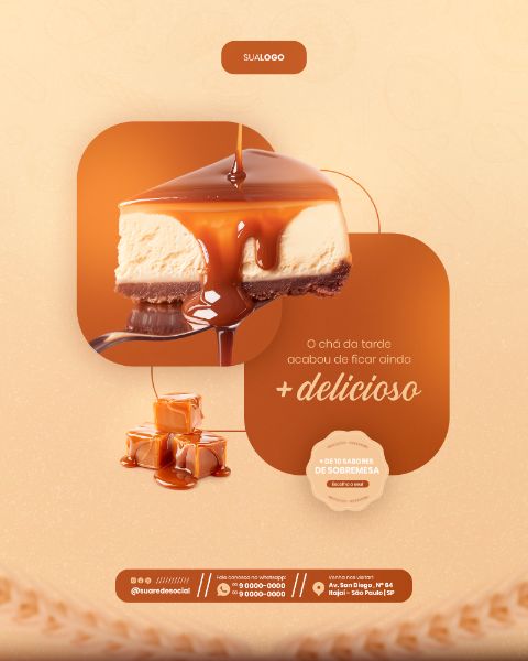 CHÁ DA TARDE  PANIFICADORA SOCIAL MEDIA FEED VERTICAL