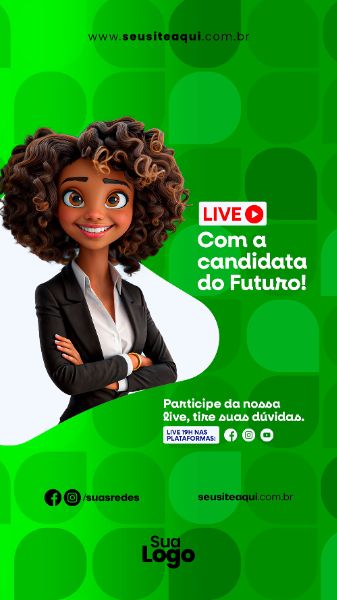 STORY - CAMPANHA POLITICA - SOCIAL MEDIA | PSD EDITÁVEL