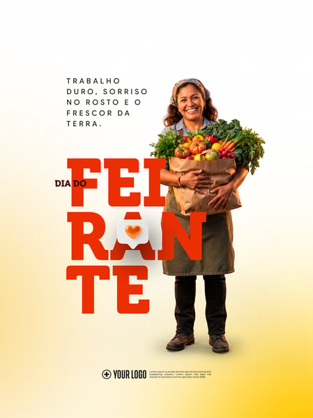 DIA DO FEIRANTE PRODUTOS FRESCOS E QUALIDADE SOCIAL MEDIA PSD