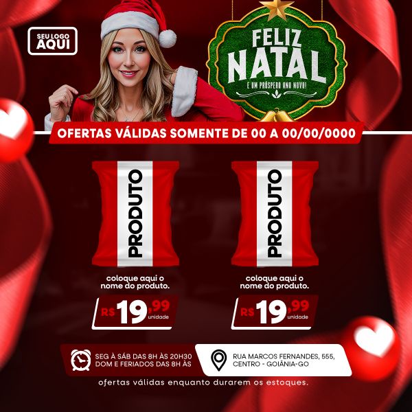 TABLÓIDE | FOLHETO | FELIZ NATAL | PSD EDITÁVEL
