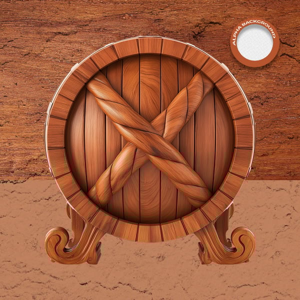 RRI ELEMENTO DE MADEIRA PARA COMPOSIÇÃO DE ARTES 2025 MODELO 09