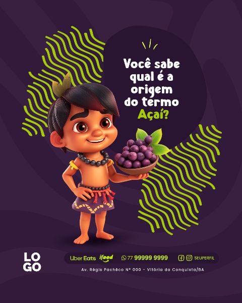 SOCIAL MEDIA -  AÇAÍ - AÇAITERIA