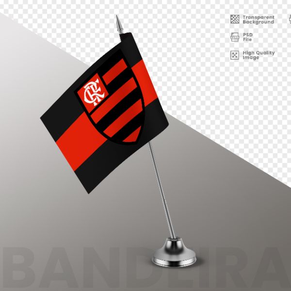 ELEMENTO PARA COMPOSIÇÃO BANDEIRA FLAMENGO