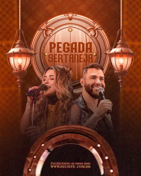 QIY 45 FLYER DE EVENTO - PEGADA SERTANEJA FEED