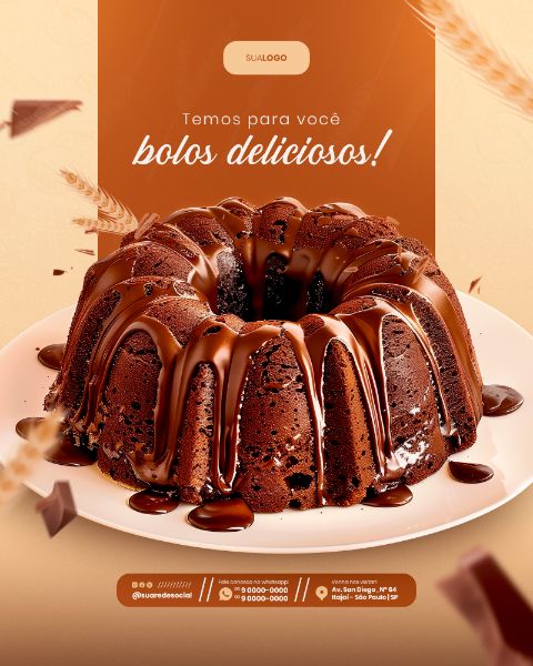 BOLOS  PANIFICADORA SOCIAL MEDIA FEED VERTICAL