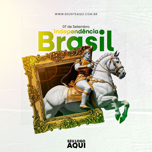 FEED QUADRADO - DIA DA INDEPENDÊNCIA DO BRASIL | SOCIAL MEDIA | PSD EDITÁVEL
