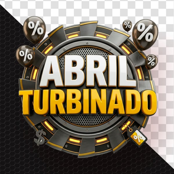 ELEMENTOS 3D ABRIL TURBINADO MODELO 02