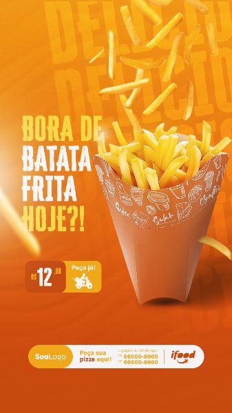 HAMBURGUERIA E PIZZARIA SOCIAL MEDIA POST STORY