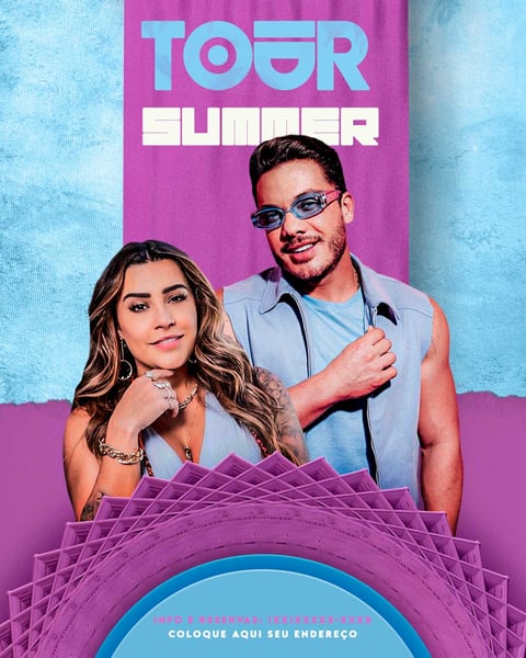 FLYER EVENTO TOUR SUMMER FEED