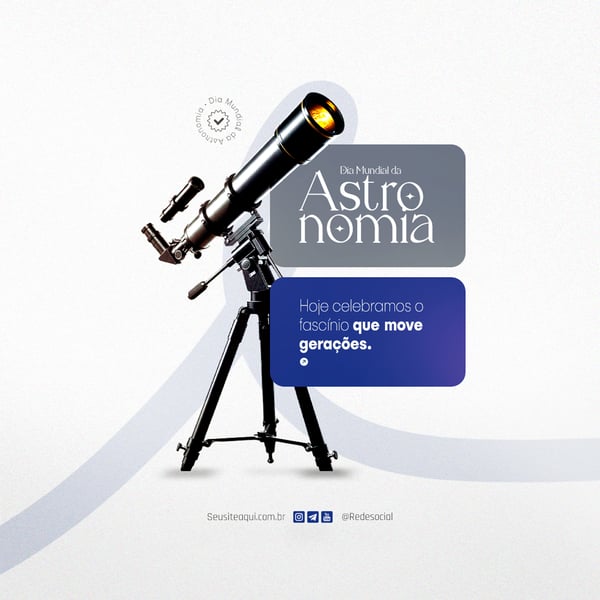 QCP DIA MUNDIAL DA ASTRONOMIA 8 DE ABRIL ASTRÔNOMO SOCIAL MEDIA PSD EDITÁVEL (1)