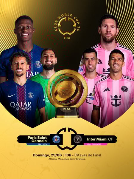 OITAVAS - PSG X INTER MIAMI CF - FIFA CWC 2025 FINAL FEED