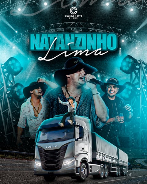 FLYER NATANZINHO LIMA PSD EDITÁVEL - ARTISTA