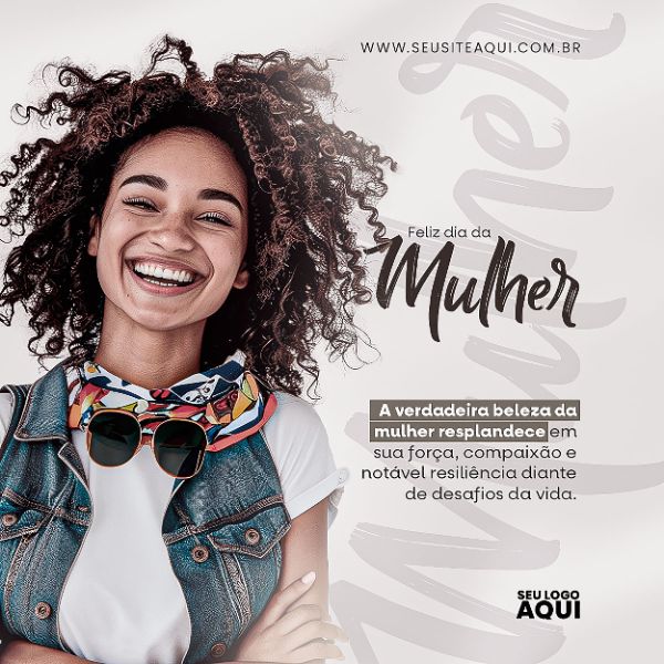 DIA DA MULHER | MULHERES | PSD EDITÁVEL
