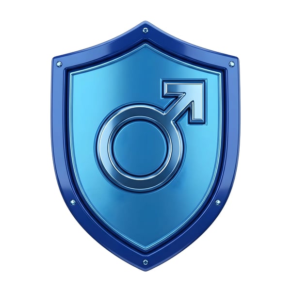 BLUE SHIELD MALE HEALTH PROTECTION SYMBOL