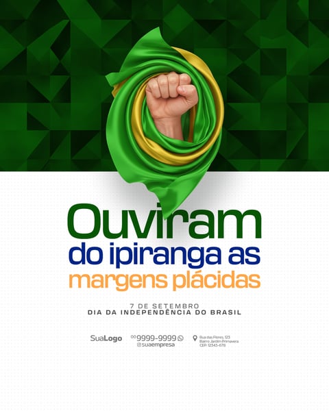 SOCIAL MEDIA INDEPENDÊNCIA DO BRASIL 7 DE SETEMBRO