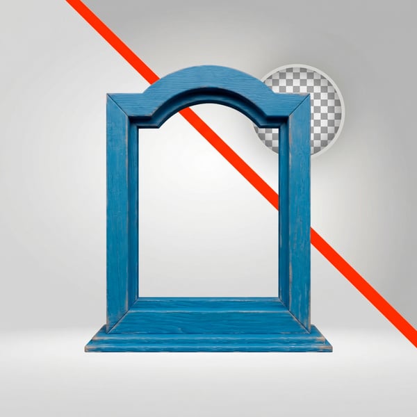 JANELA DE MADEIRA AZUL 3D DECORAÇÃO SÃO JOÃO 01
