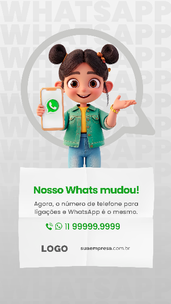 ATENÇÃO PARA NOSSO WHATSAPP MUDOU