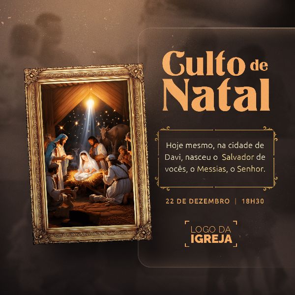 SOCIAL MEDIA - CULTO DE NATAL