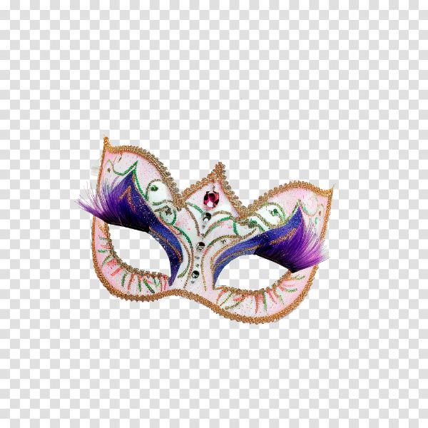 MÁSCARA DE CARNAVAL ELEMENTO PARA COMPOSIÇÃO PNG