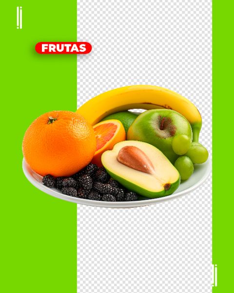 FRUTAS | VERDURAS | LEGUMES | IMAGEM SEM FUNDO | PSD EDITÁVEL