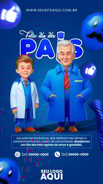 POST STORY - FELIZ DIA DOS PAIS