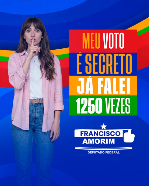 Meu voto é secreto já falei