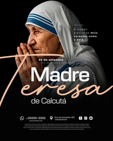 05 DE SETEMBRO DIA DE MADRE TERESA DE CALCUTÁ 5