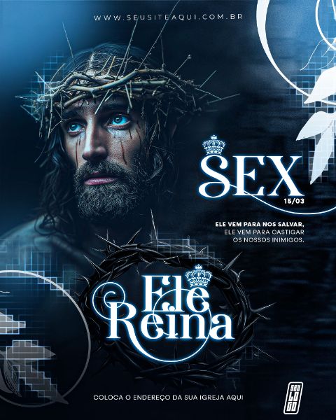 FEED - FLYER IGREJA | CHURCH | PSD EDITÁVEL