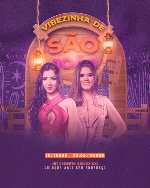 FLYER EVENTO SÃO JOÃO FEED