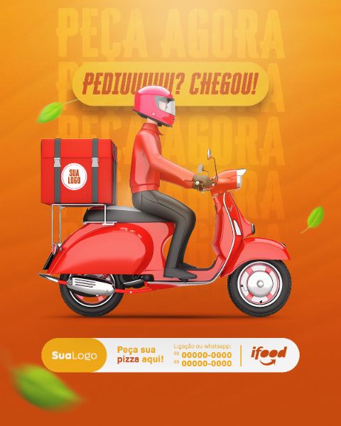 HAMBURGUERIA E PIZZARIA SOCIAL MEDIA POST FEED VERTICAL