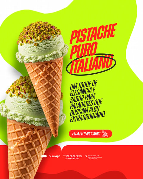 SORVETE NA CASQUINHA COLEÇÃO SOCIAL MEDIA PSD EDITÁVEL 5