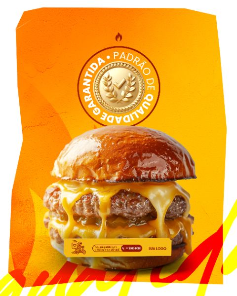 SOCIAL MEDIA - HAMBURGUERIA - PADRÃO DE QUALIDADE GARANTIDA